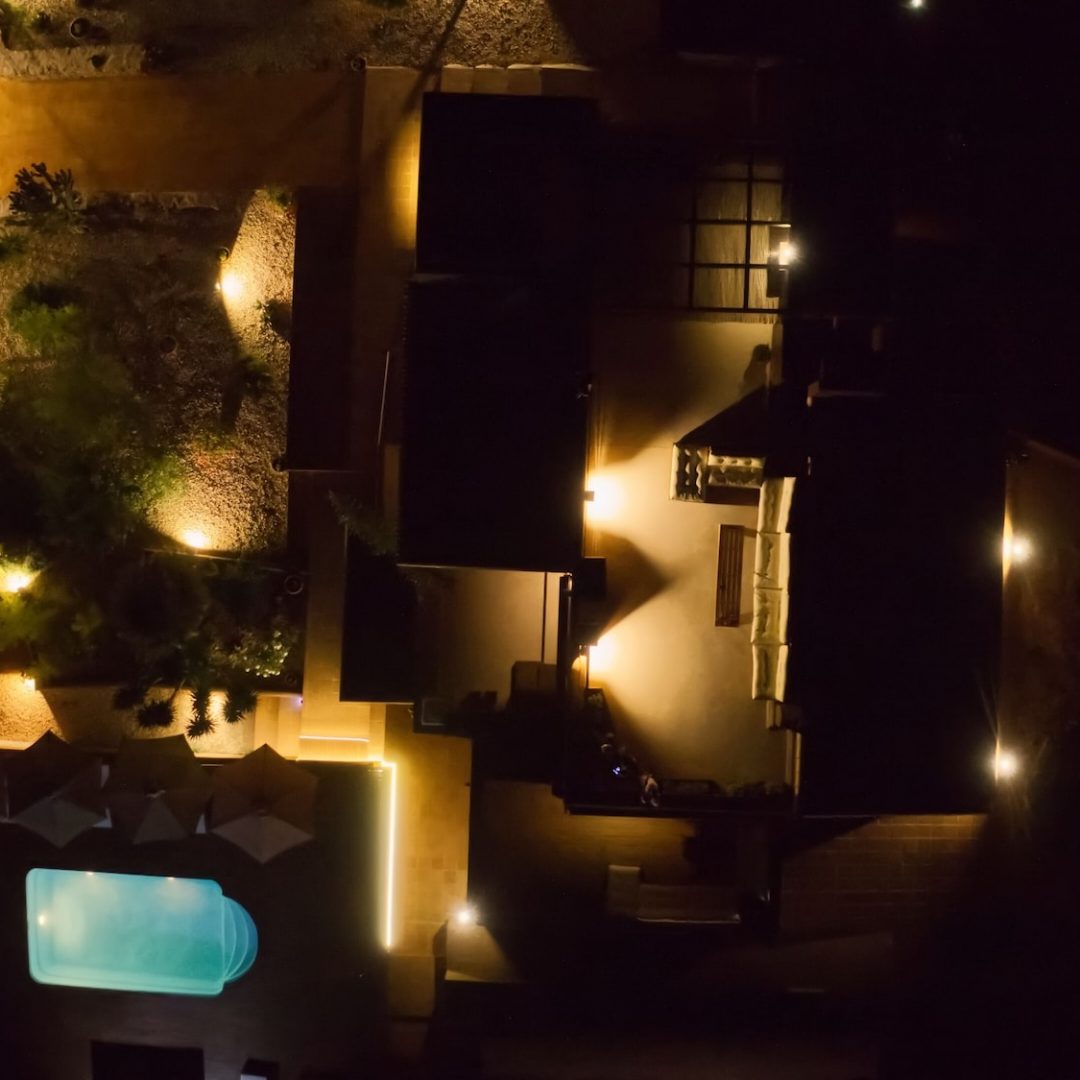 Iluminación automática en toda la finca